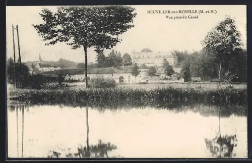 AK Neuviller-sur-Moselle /M.-et-M., Vue prise du Canal