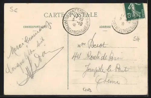 AK Pont-St-Vincent, Vue prise entre les deux Ponts