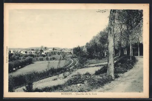 AK Nomeny, Quartier de la Gare