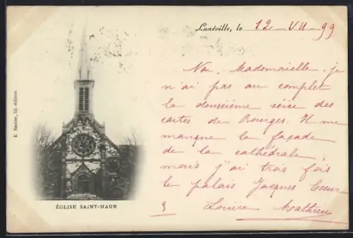 AK Lunéville, Église Saint-Maur