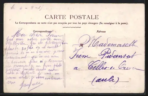 AK Saizerais, Rue des Jardins avec habitants rassemblés