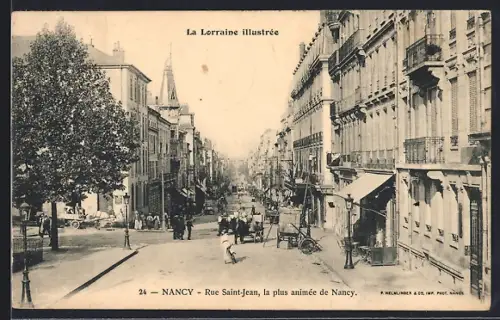 AK Nancy, Rue Saint-Jean, la plus animée de Nancy