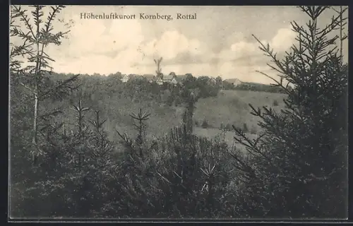 AK Kornberg /Rottal, Landschaftsansicht mit Ortspanorama