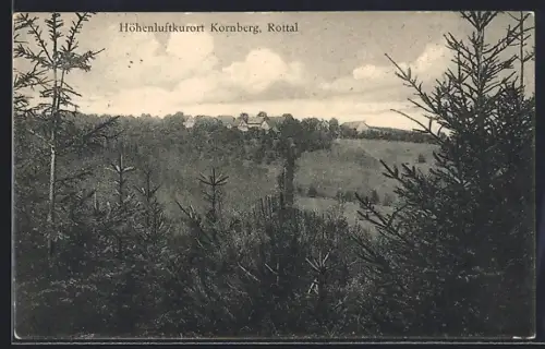 AK Kornberg /Rottal, Landschaft mit Ort