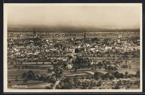 AK Offenburg, Stadtansicht