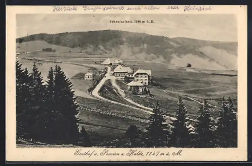 AK Schauinsland, Gasthof und Pension zur Halde