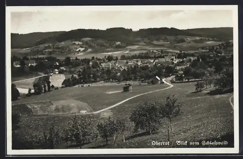 AK Oberrot, Blick vom Schlosswald