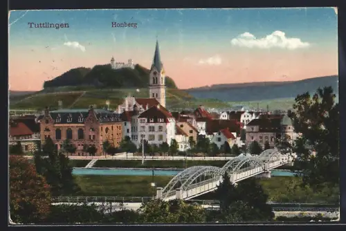 AK Tuttlingen, Honberg, Kirche, Brücke