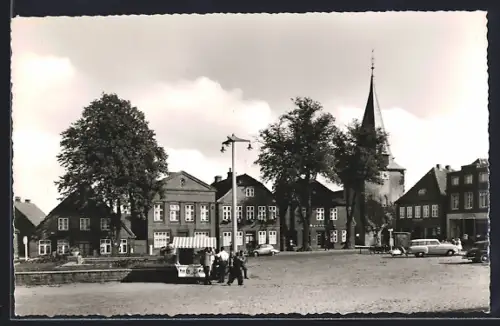 AK Lütjenburg /Ostholstein, Partie am Markt