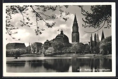 AK Kiel, Rathaus und Stadttheater