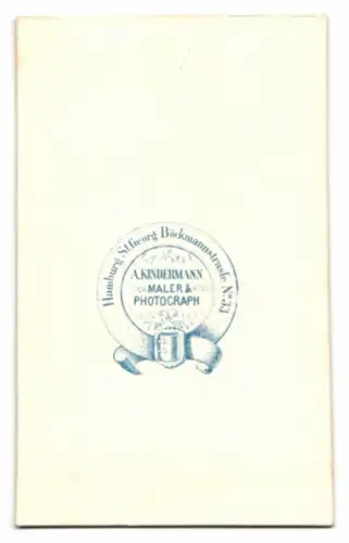 Fotografie A. Kindermann, Hamburg St. Georg, Büchmannstrasse 23, elegantes Paar in adretter Kleidung