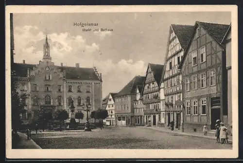 AK Hofgeismar, Markt und Rathaus