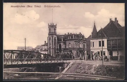 AK Neunkirchen /Trier, Brückenstrasse