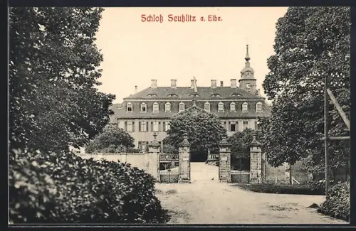 AK Seusslitz a. Elbe, Schloss Seusslitz