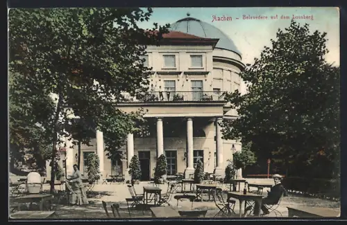 AK Aachen, Gasthaus Belvedere auf dem Lousberg