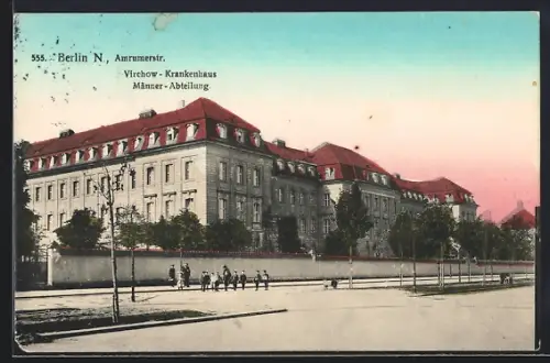AK Berlin-Wedding, Virchow-Krankenhaus, Männer-Abteilung in der Amrumerstrasse