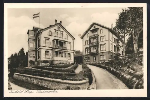 AK Badenweiler, Kurhotel Saupe