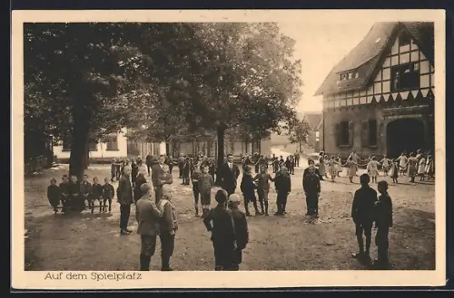 AK Preuss.-Oldendorf /Lübbecke, Erziehungsanstalt Pollertshof, Spielplatz