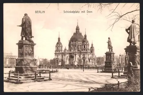 AK Berlin, Schinkelplatz mit Dom