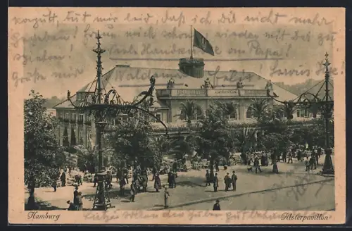 AK Hamburg-Neustadt, Alsterpavillon