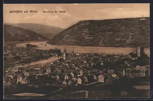 AK Bingen am Rhein, Mündung der Nahe
