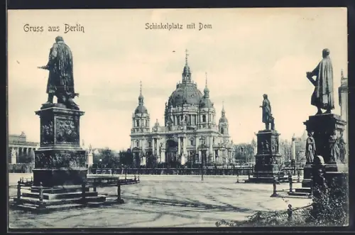 AK Berlin, Schinkelplatz, Dom