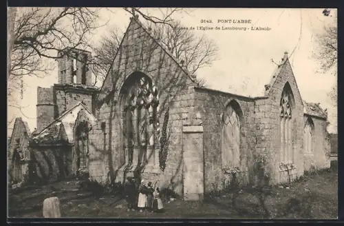 AK Pont-l`Abbé, Ruines de l`église de Lambourg: L`Abside