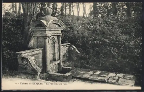 AK Kerjean, Château de Kerjean, La Fontaine du Parc
