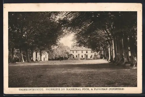 AK Ploujean /Finistère, Trofeunteuniou, Propriété du Maréchal Foch