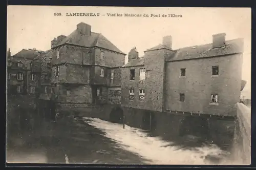 AK Landerneau, Vieilles Maisons du Pont de l`Elorn