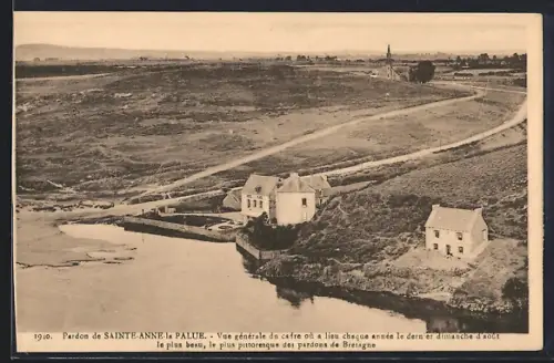 AK Sainte-Anne-la-Palud, Vue générale du cadre du pardon pittoresque de Bretagne