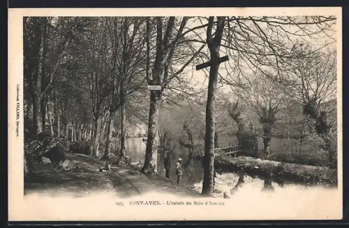 AK Pont-Aven, L`entrée du Bois d`Amour