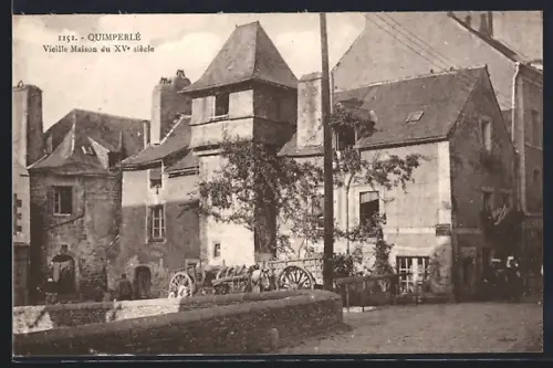 AK Quimperlé, Vieille Maison du XVe siècle