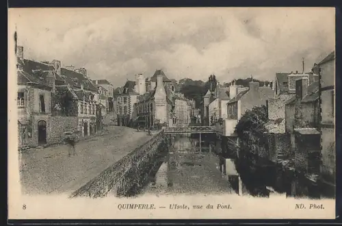 AK Quimperlé, L`Isole, vue du Pont