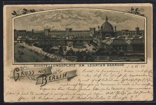 Lithographie Berlin, Ausstellungsplatz am Lehrter Bahnhof