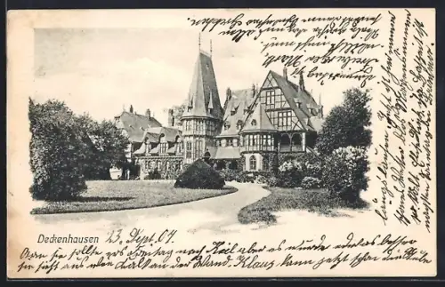 AK Krummendeich, Blick zur Gut Deckenhausen