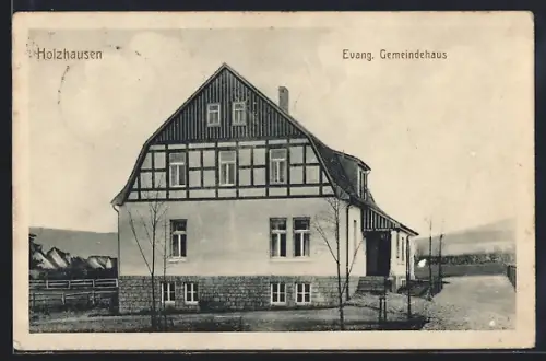 AK Holzhausen / Bad Pyrmont, Evang. Gemeindehaus