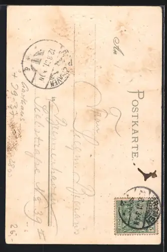 Präge-AK Vegesack, Gasthof Strandlust