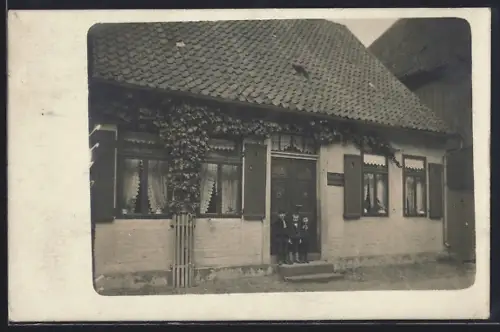Foto-AK Walsrode, Stellmacherei von Heinrich Beneke