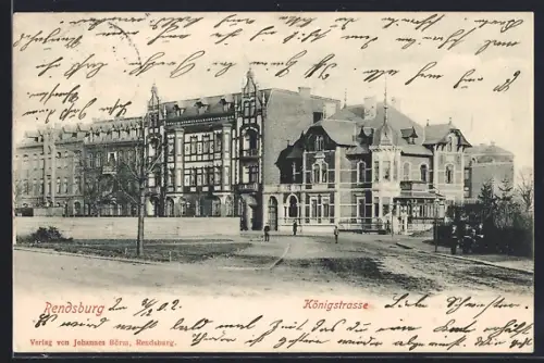 AK Rendsburg, Partie in der Königstrasse