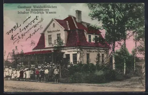 AK Addernhausen, Gasthaus Waldschlösschen, Inh. Friedrich Wasem