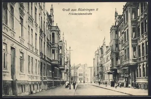 AK Rüstringen, Blick in die Friederickenstrasse