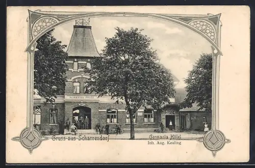 AK Scharrendorf, Germania Hotel, Inh. Aug. Keuling