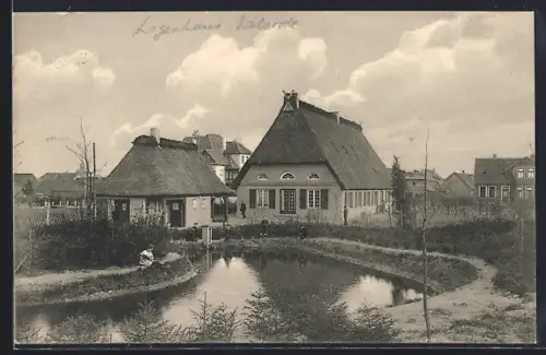AK Walsrode, Guttempler-Logenhaus mit Garten