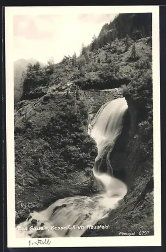 AK Bad Gastein, Kesselfall im Nassfeld