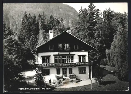 AK Bad Ischl, Posterholungsheim aus der Vogelschau