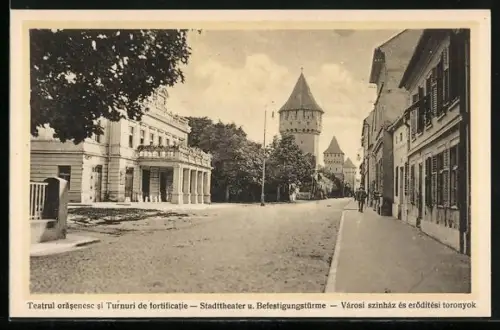 AK Sibiu, Teatrul orasenesc si Turnuri de fortificatie