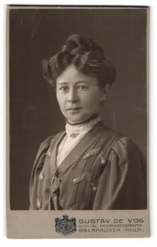 Fotografie Gustav de Vos, Oberhausen, Marktstr. 79, Porträt einer Dame