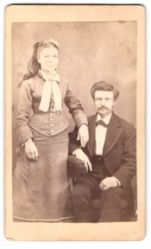 Fotografie Delos L. Ayers, Preston, Minn., Porträt eines Paares
