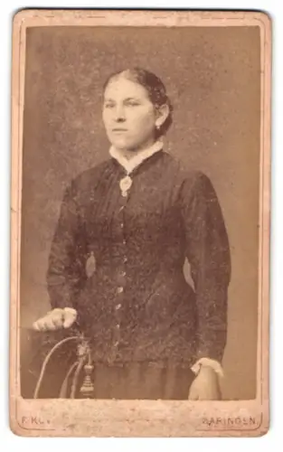 Fotografie Friedr. Kugler, Sigmaringen, Krauchenwieserstr., Porträt einer Dame